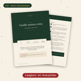 Vanille-panna cotta